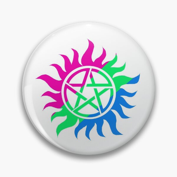 Item preview, Polysexual Pride Anti-Possession Symbol designed and sold by jenmishalecki.