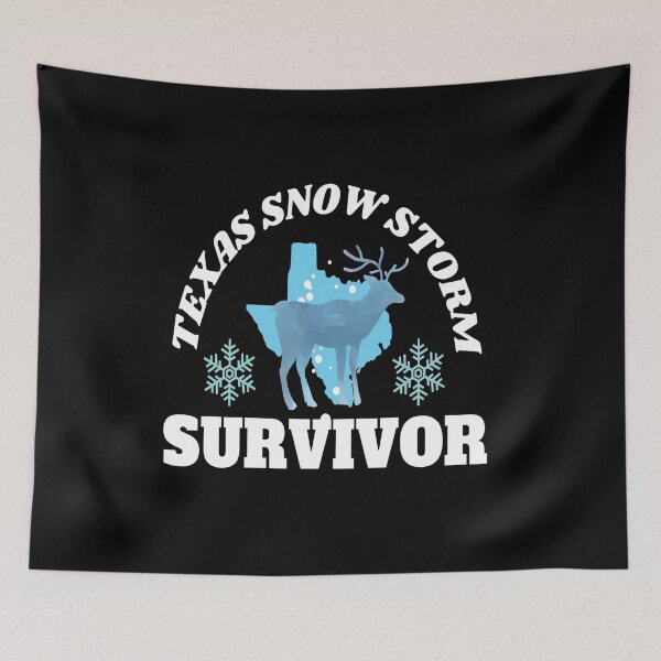 Item preview, OH Deer 2022 Texas Winter Survivor Red designed and sold by SeaNympth.