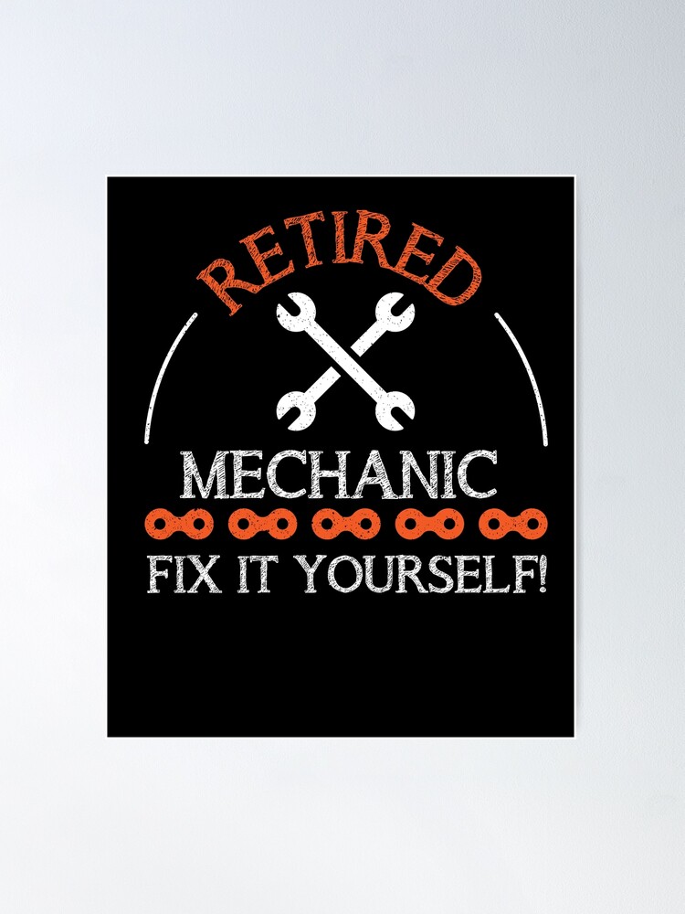 Mechanic Retirement Funny Statement Gift Crewneck Sweatshirt - TeeHex