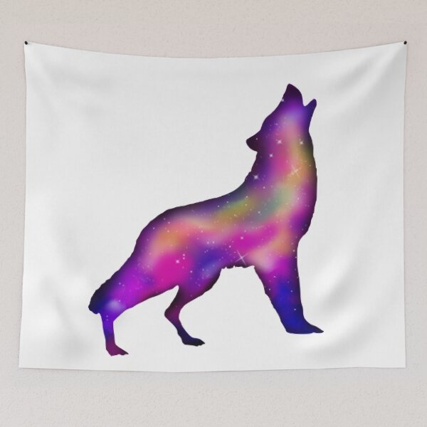 Item preview, Galaxy Wolf Silhouette designed and sold by Minima-Vulpes.