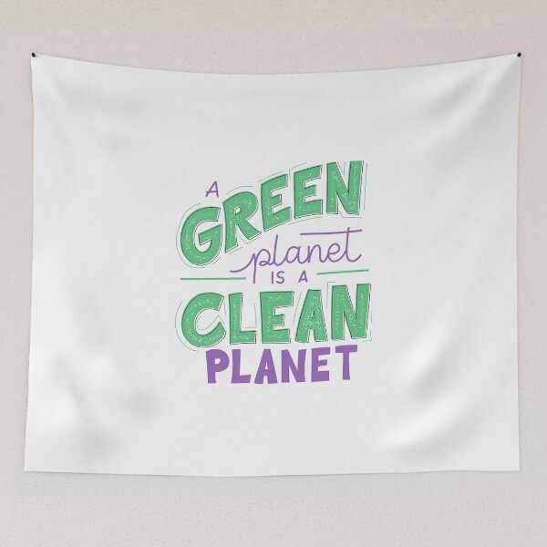 Item preview, A green planet is clean planet - A green planet is a clean planet designed and sold by mgconseils.