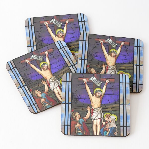 Item preview, The Crucifixion Stained Glass Window Design. designed and sold by Anthony Seeker.