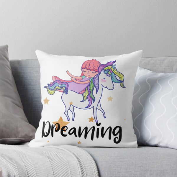 Item preview, Unicorn Dreaming Girl designed and sold by MissaMarket.