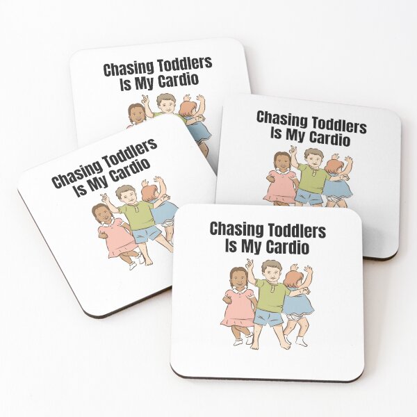 Item preview, Chasing Toddlers Is My Cardio Parenthood Babysitter Daycare Provider Kindergarten  designed and sold by KLINESTORE.