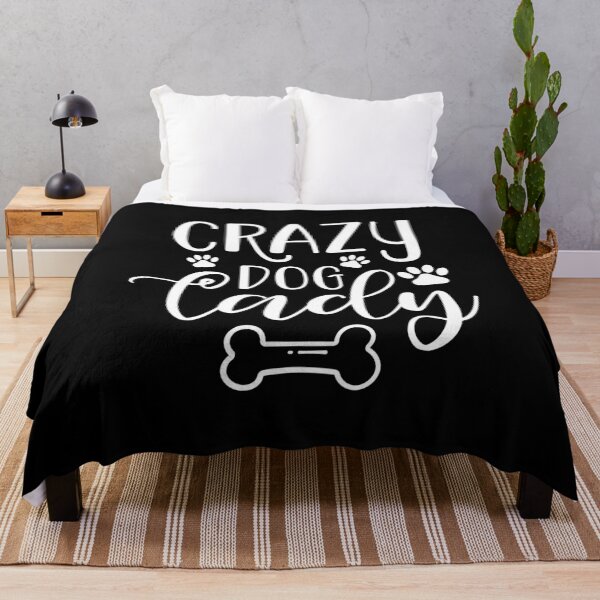 Item preview, Crazy Dog Lady Saying / Funny Quote for Dog Moms, Owners Art design designed and sold by CreatedByHeidi.