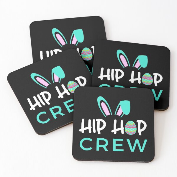 Artikelvorschau, Hip Hop Crew Sprichwort / Süße Osterhasenohren, Ei Grafikdesign entworfen und verkauft von CreatedByHeidi.