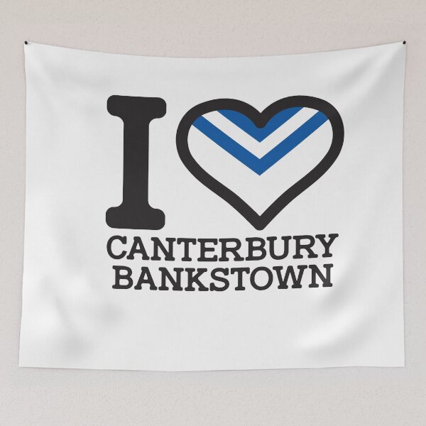 Item preview, “I love Canterbury-Bankstown” Apparels, Merchandise, T Shirts, Leggings, Skirt, Mask, Apron, Bags designed and sold by Ink Inc.