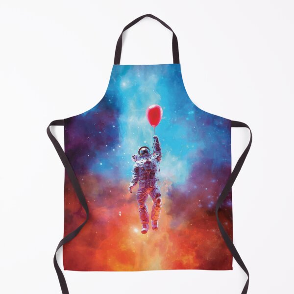 Item preview, Astronaut With Balloon Floating Into Space designed and sold by mouad naouiri.