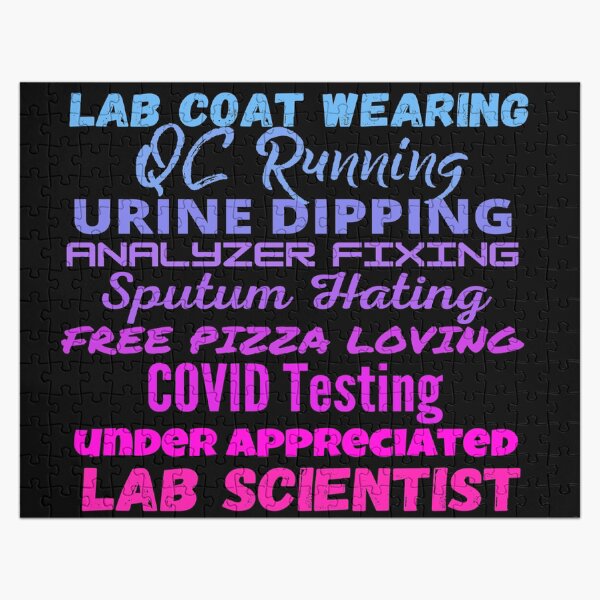 Item preview, FUNNY LAB SCIENTIST LAB COAT WEARING MEDICAL LABORATORY SCIENTIST  designed and sold by Hippiesole.