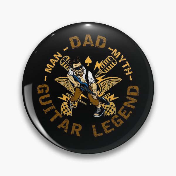 Item preview, Dad The Man The Myth The Guitar Legend designed and sold by TKsTees.