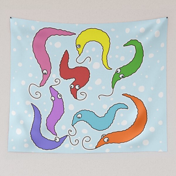 Item preview, Worm on string party designed and sold by mintmutt.