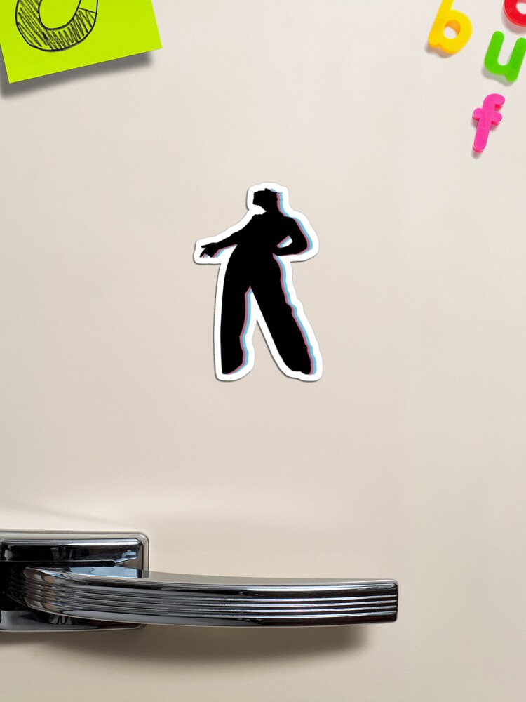 Harry Styles silhouette  Magnet for Sale by stickers-by-jen