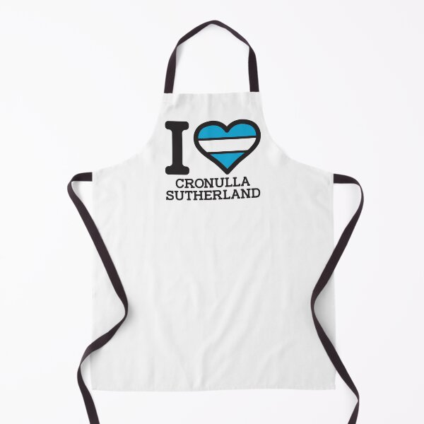 Item preview, “I love Cronulla-Sutherland” Apparels, Merchandise, T Shirts, Leggings, Skirt, Mask, Apron, Bags designed and sold by Ink Inc.