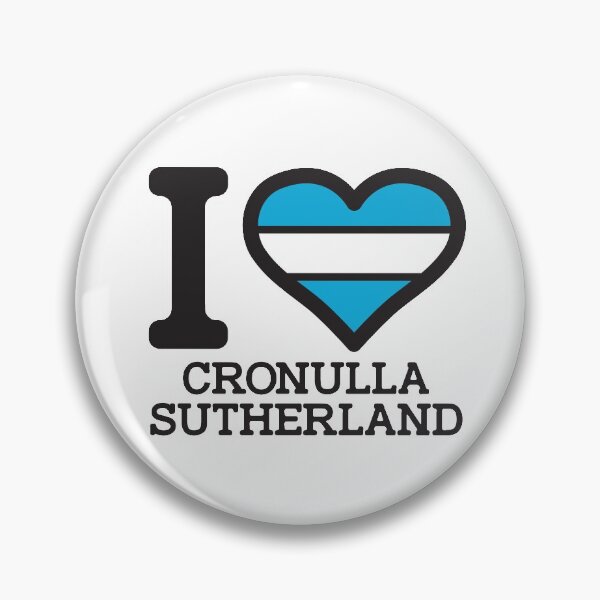 Item preview, “I love Cronulla-Sutherland” Apparels, Merchandise, T Shirts, Leggings, Skirt, Mask, Apron, Bags designed and sold by Ink Inc.