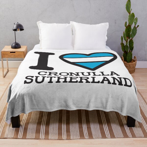 Item preview, “I love Cronulla-Sutherland” Apparels, Merchandise, T Shirts, Leggings, Skirt, Mask, Apron, Bags designed and sold by Ink Inc.