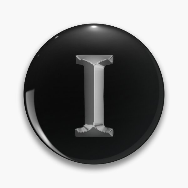 Item preview, Silver Upper Case Letter I designed and sold by molamode.