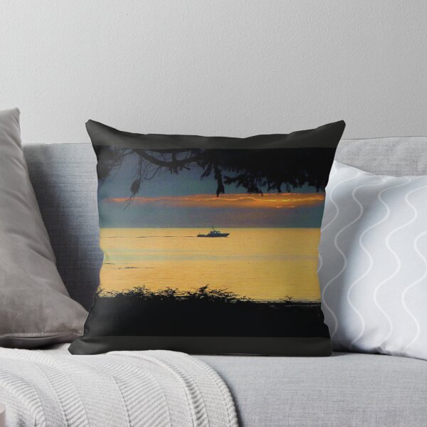 Item preview, Fishing Boat at Dawn designed and sold by ItaStephenson.
