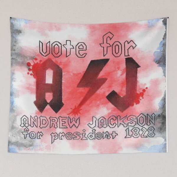 Item preview, Bloody Bloody Andrew Jackson - Vote AJ designed and sold by ColourAndBrush.