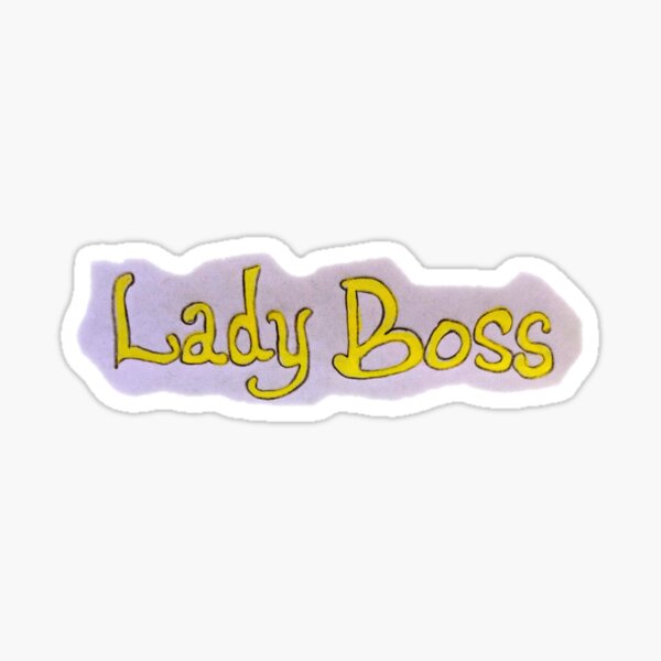 Item preview, Funky Lady Boss handwritten design designed and sold by Jessica Duncan.