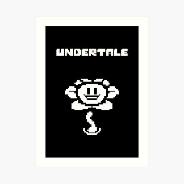 Undertale: Flowey Art Print by Randomleafy