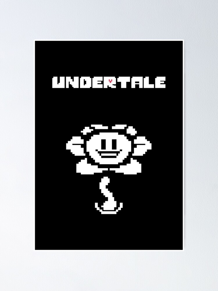 Flowey Undertale - Flowey Undertale Pixel Logo - Pin