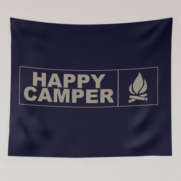 Item preview, Happy Camper Logo Apparel and Accessories designed and sold by bahamamule.