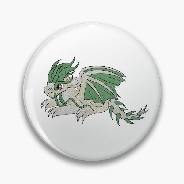 Item preview, Cute Baby Dragon, Silver and Green designed and sold by EventideChaos.