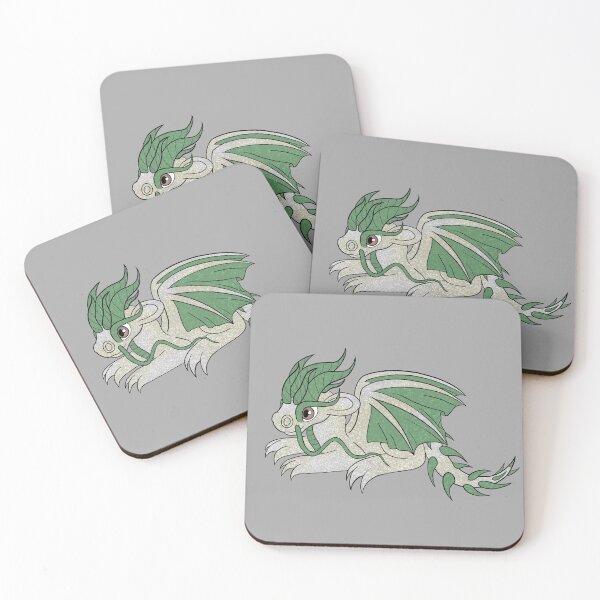 Item preview, Cute Baby Dragon, Silver and Green designed and sold by EventideChaos.