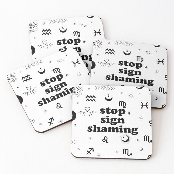 Item preview, Stop Sign Shaming Funny Horoscope Astrology Shaming designed and sold by RainbowPandas.