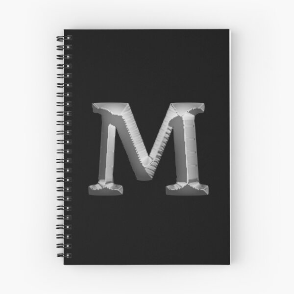 Item preview, Silver Upper Case Letter M designed and sold by molamode.