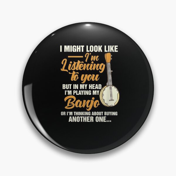 Item preview, Banjo Player Funny I Might Look Like I'm Listening To You  designed and sold by ninapfvu.