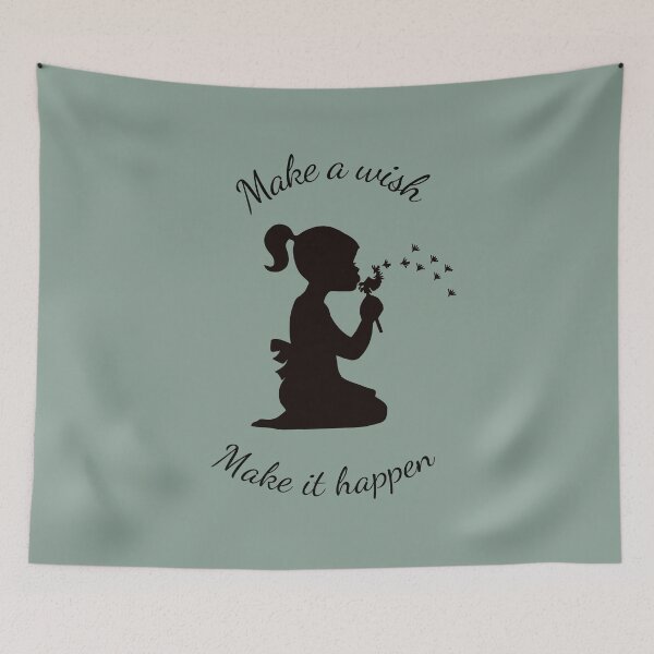 Item preview, Make a wish Make it happen designed and sold by 1wrld.