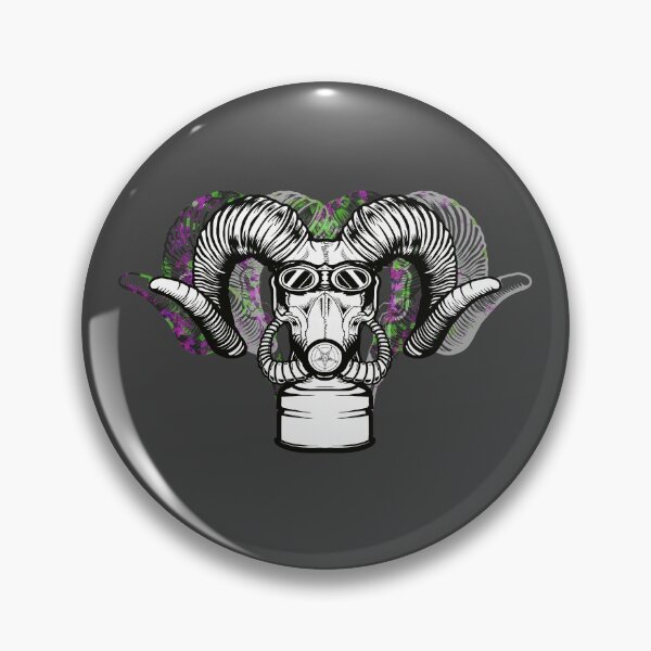 Item preview, Goat skull trippy designed and sold by TheLuckyBadger.