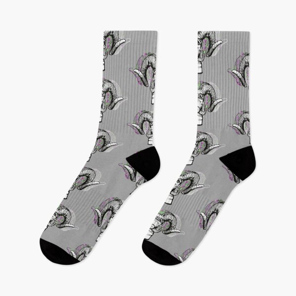 Item preview, Goat skull trippy designed and sold by TheLuckyBadger.