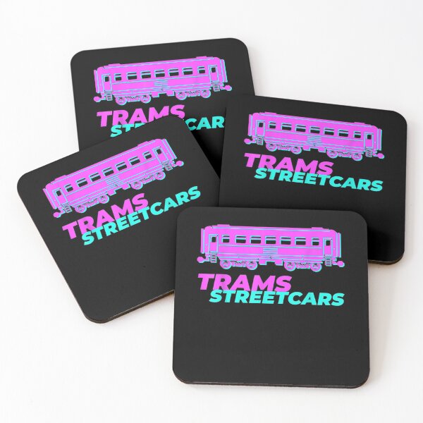 Item preview, Vaporwave Trams Streetcar Graphic Gift For Trolley Lover  designed and sold by lolahomya.