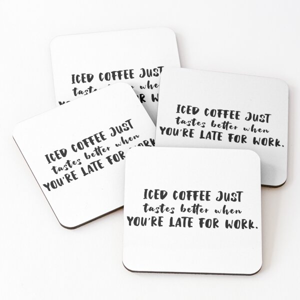 Item preview, Coffee late to work designed and sold by TucsonTees.