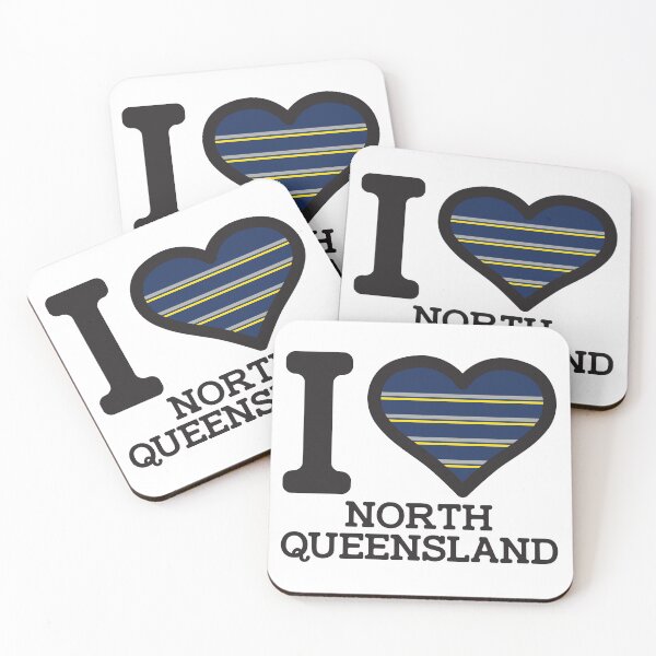 Item preview, “I love North Queensland” Apparels, Merchandise, T Shirts, Leggings, Skirt, Mask, Apron, Bags designed and sold by Ink Inc.