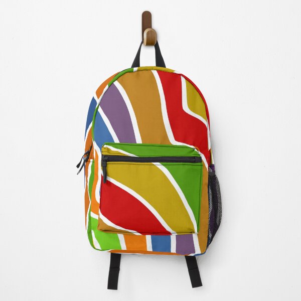 Item preview, Curvy Multi-Color Vertical Pattern  designed and sold by ThisNThatImages.