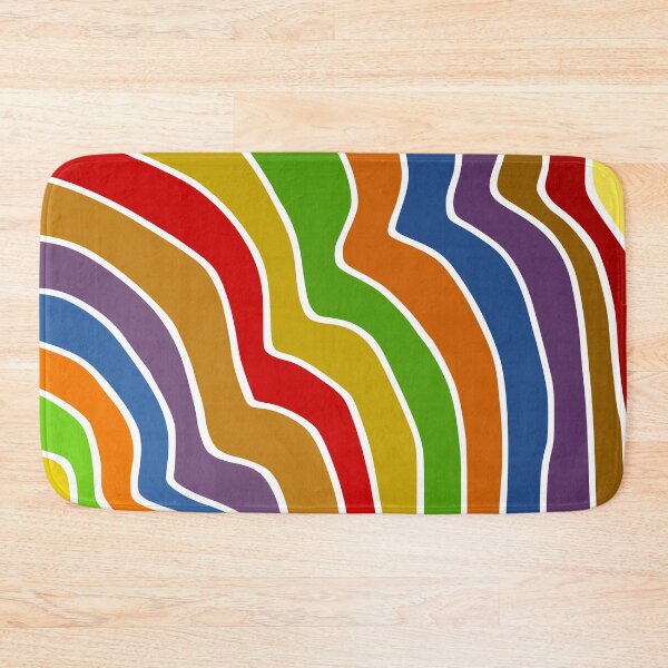 Item preview, Curvy Multi-Color Vertical Pattern  designed and sold by ThisNThatImages.