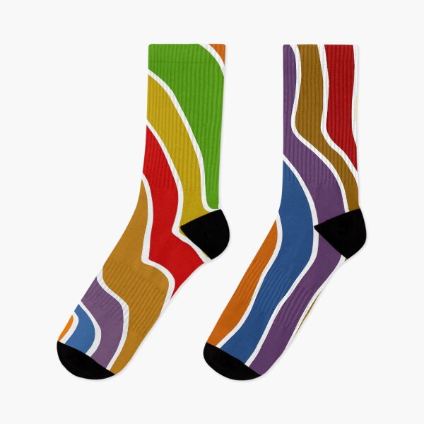 Item preview, Curvy Multi-Color Vertical Pattern  designed and sold by ThisNThatImages.