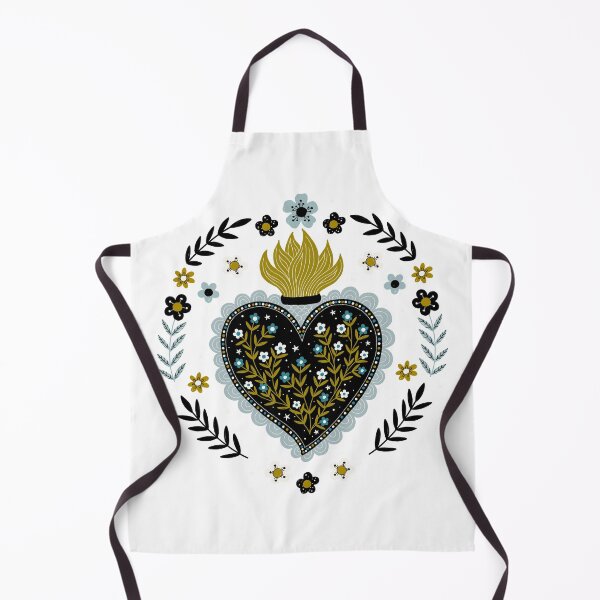 Item preview, Magical Sacred Heart on white designed and sold by BexMorleyArt.