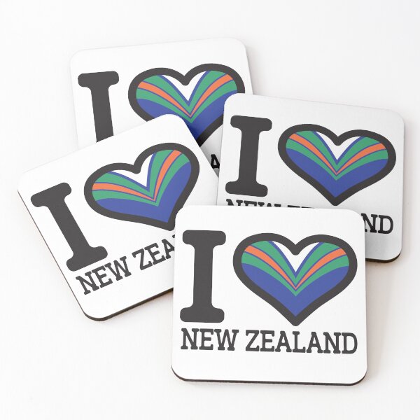 Artikelvorschau, "Ich liebe Neuseeland" Bekleidung, Waren, T-Shirts, Leggings, Rock, Maske, Schürze, Taschen entworfen und verkauft von Ink Inc.