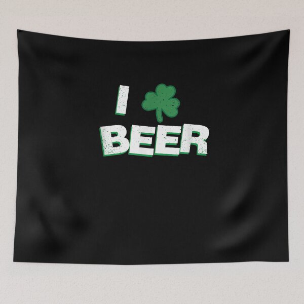 Item preview, I Shamrock Beer Bold Funny Common Distressed  designed and sold by ninapfvu.