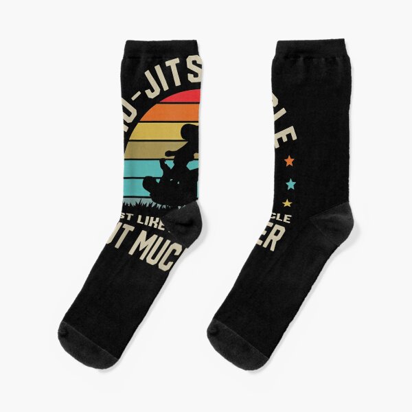 Funny Female Jiu Jitsu shirt Socks for Sale by samuraijiujitsu