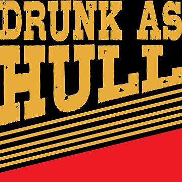 Drunk As Hull, Blues Hoodie - XL