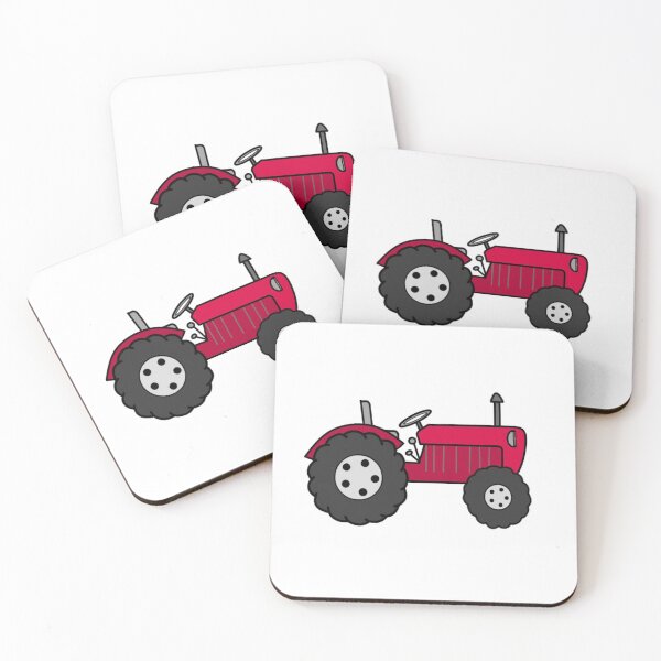 Item preview, Farm Tractor Red designed and sold by karwilberevivalcollection.