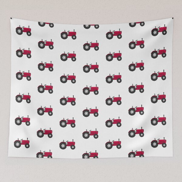Item preview, Farm Tractor Red designed and sold by karwilberevivalcollection.