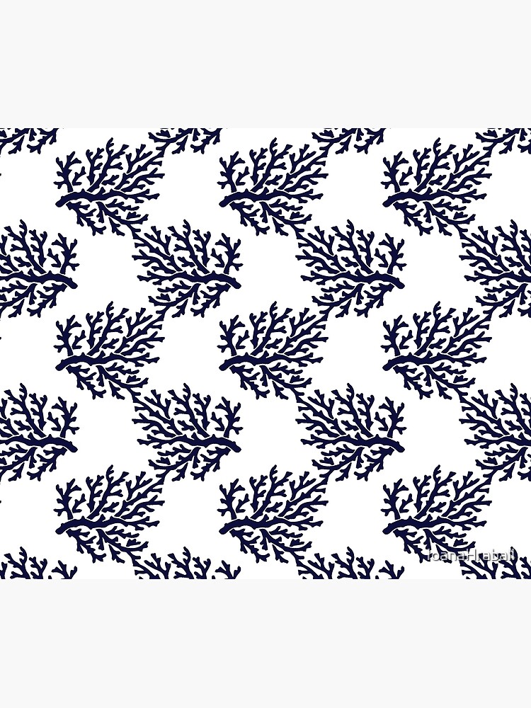 Kopie von Blue and white coral by IoanaHraball