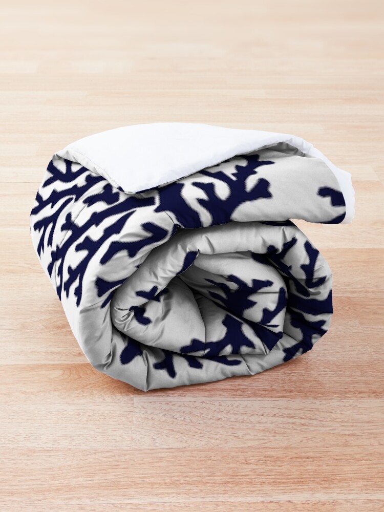 Alternate view of Kopie von Blue and white coral Comforter