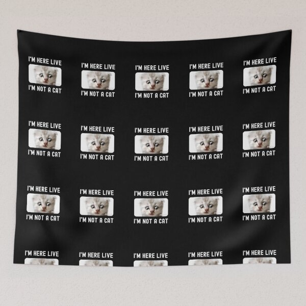 Item preview, I'm here live I'm Not a Cat Lawyer Filter Meme designed and sold by ibeargifts.